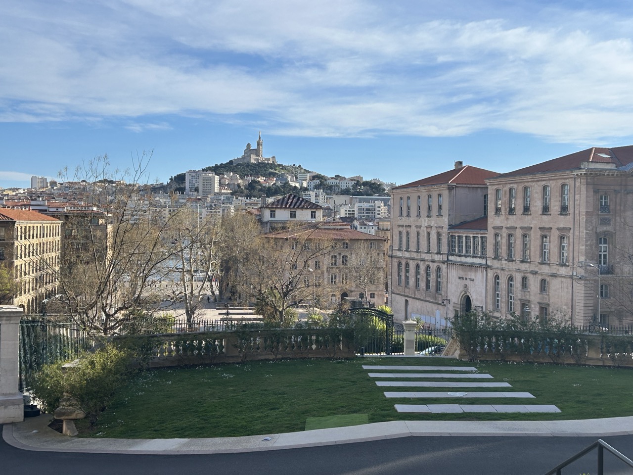 View of the old port from the Intercontinental Hotel Dieu Marseille